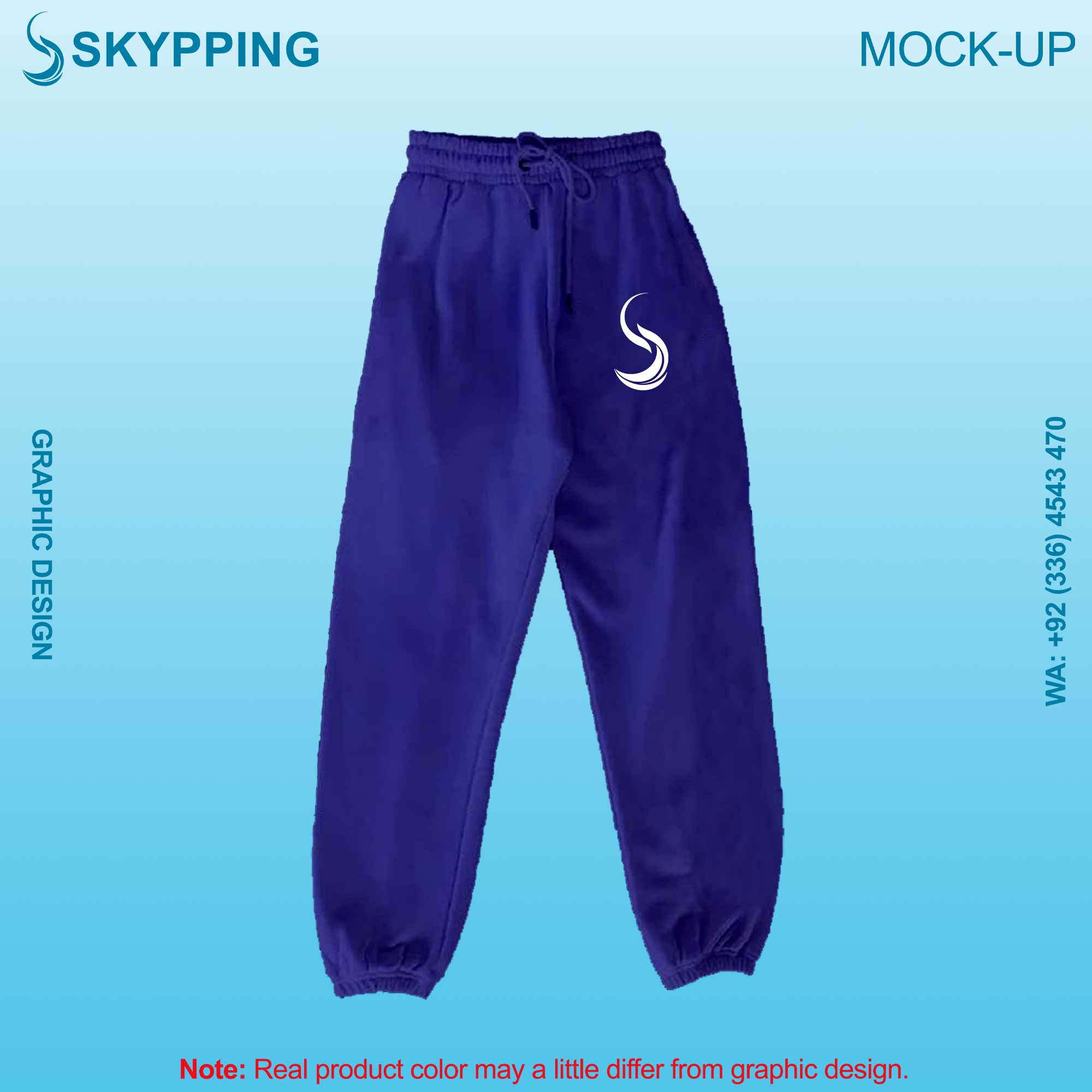Sweatpant with Side Pocket and Closed Bottom